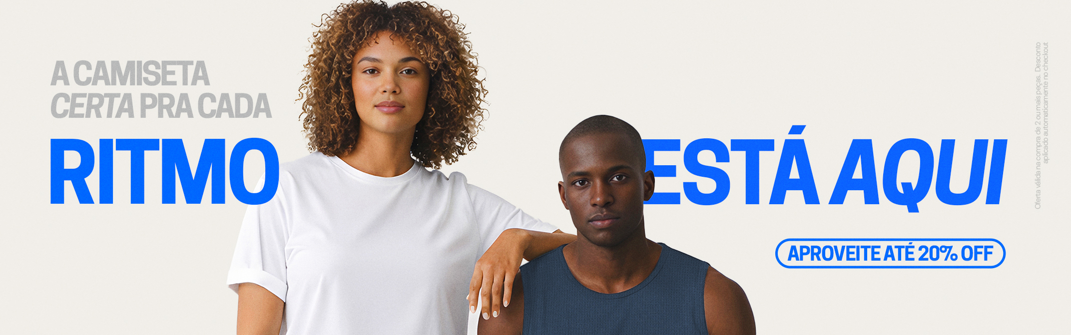 PIMA e Sport UV — A camiseta certa pra cada ritmo